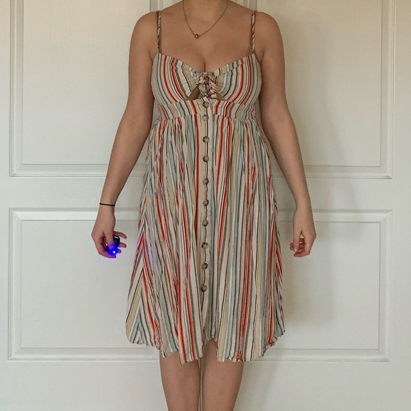 Mid calf striped dress - Picture 3 of 6